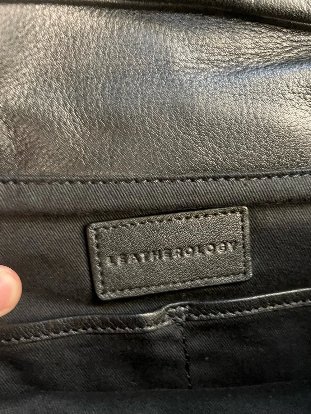 Leatherology Laptop Messenger Bag Black Onyx Full Grain Leather Briefcase Travel